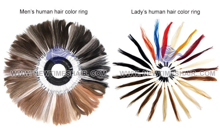 human hair color ring